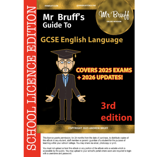 Mr Bruff’s Guide to GCSE English Language 2nd Edition– School Licence eBook