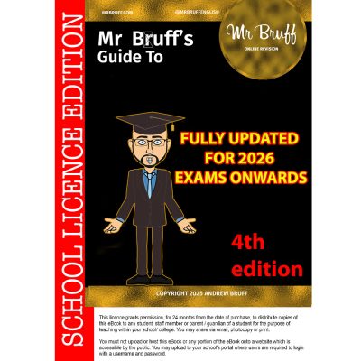Mr Bruff’s Guide to GCSE English Language 4th Edition– School Licence eBook