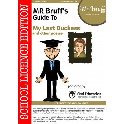 Mr-Bruffs-Guide-to-My-Last-Duchess-School-Licence-Edition