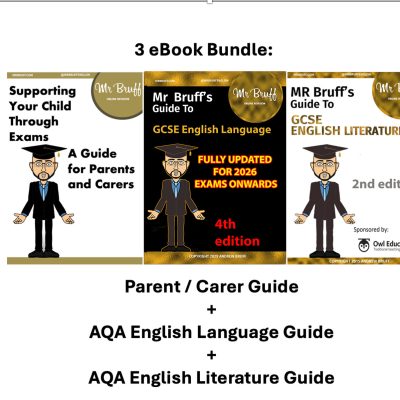 3 eBook Bundle: Parent/Carer Guide + Language Guide + Literature Guide