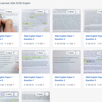 'Lessons Learned' Video Course